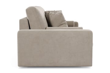 Arken Lyx dyb 3-personers sofa i velour - Beige - Møbler - Sofaer - Velour sofaer