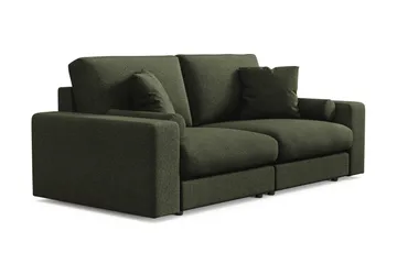 Arken Lyx dyb 3-personers sofa i stof - Grøn - Møbler - Sofaer - 3 personers sofa
