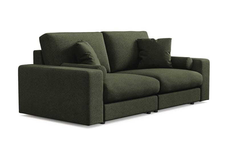 Arken Lyx dyb 3-personers sofa i stof - Grøn - Møbler - Sofaer - 3 personers sofa