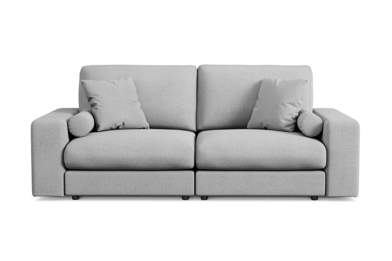 Arken Lyx dyb 3-personers sofa i stof, Lysegrå