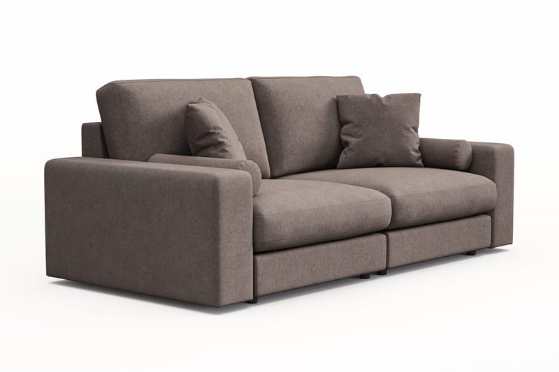 Arken Lyx dyb 3-personers sofa i stof - Brun - Møbler - Sofaer - 3 personers sofa