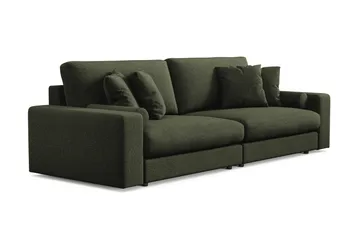 Arken Lyx dyb 4-personers sofa i stof - Grøn - Møbler - Sofaer - 4 personers sofa