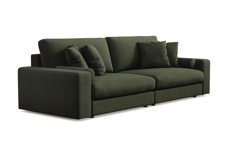 Arken Lyx dyb 4-personers sofa i stof - Grøn - Møbler - Sofaer - 4 personers sofa
