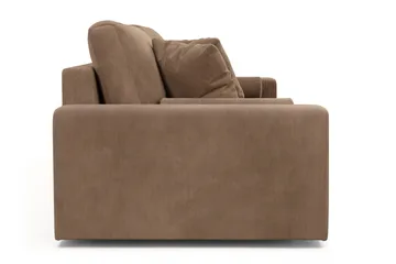 Arken Lyx dyb 4-personers sofa i riflet fløjl - Brun - Møbler - Sofaer - 4 personers sofa