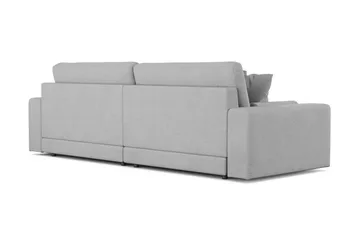 Arken Lyx dyb 4-personers sofa i stof - Lysegrå - Møbler - Sofaer - 4 personers sofa