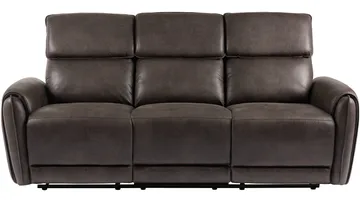 Arvello Reclinersofa 3-personers Elektrisk - Brun - Møbler - Sofaer - 3 personers sofa
