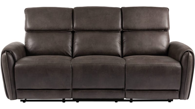 Arvello Reclinersofa 3-personers Elektrisk - Brun - Møbler - Sofaer - Lædersofaer