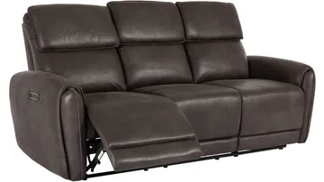 Arvello Reclinersofa 3-personers Elektrisk - Brun - Møbler - Sofaer - 3 personers sofa