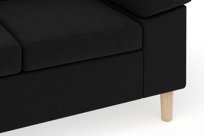 Askerod 3-personers Sofa - Sort - Møbler - Sofaer - 3 personers sofa