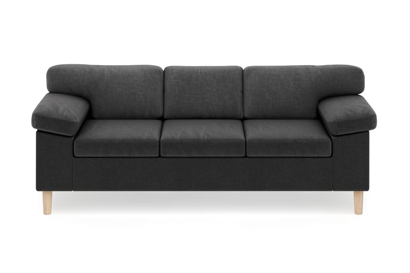 Askerod 3-personers Sofa - Grå - Møbler - Sofaer - 3 personers sofa