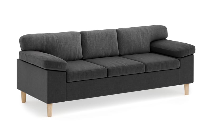 Askerod 3-personers Sofa - Grå - Møbler - Sofaer - 3 personers sofa