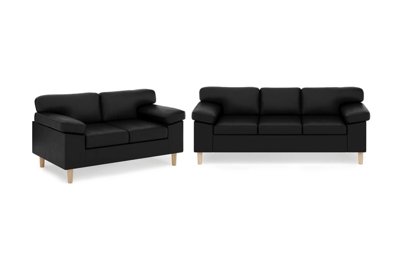 Askerod Sofagruppe 3-personers Sofa + 2-personers Sofa - Sort - Møbler - Sofaer - Sofagrupper