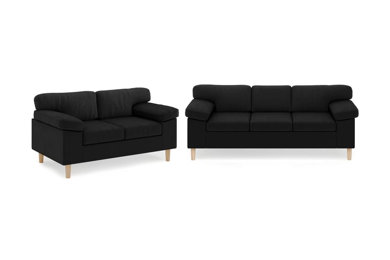 Askerod Sofagruppe 3-personers Sofa + 2-personers Sofa - Sort - Møbler - Sofaer - Sofagrupper
