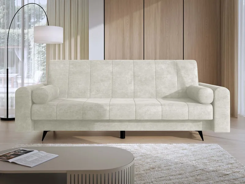 Aurvin 3-personers sovesofa - beige - Møbler - Sofaer - Sovesofaer