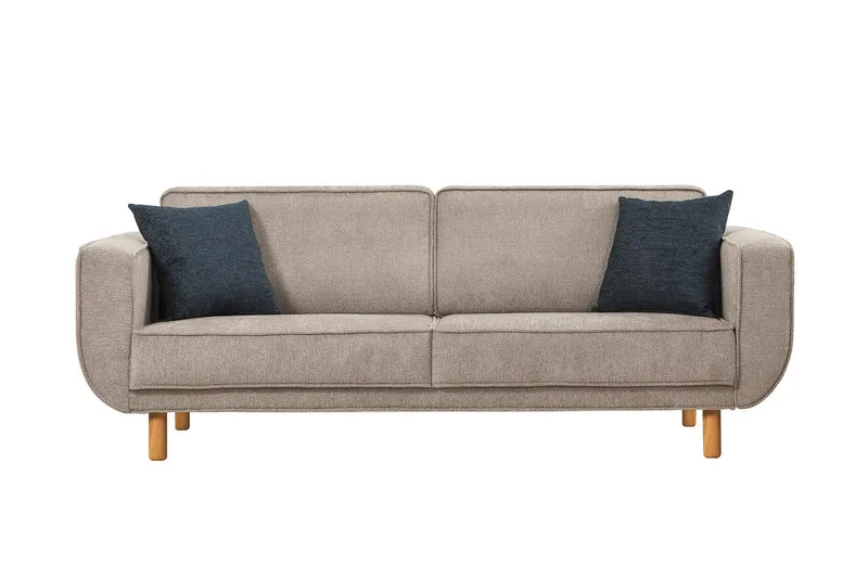 Austen 3-personers Sovesofa, Grå