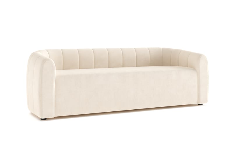 Avadala 3-personers Sofa - Beige - Møbler - Sofaer - 3 personers sofa