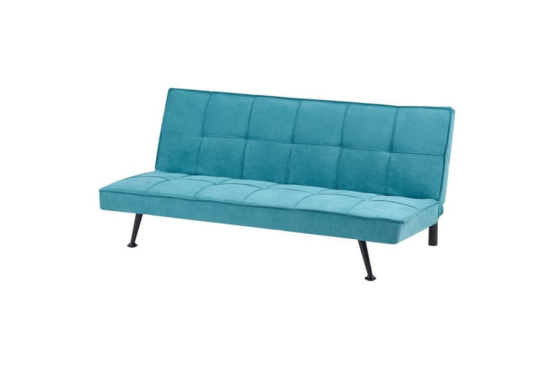Bäddsoffa Beliani Hasle Blå, Svart blue - Blå - Møbler - Sofaer - Sovesofaer