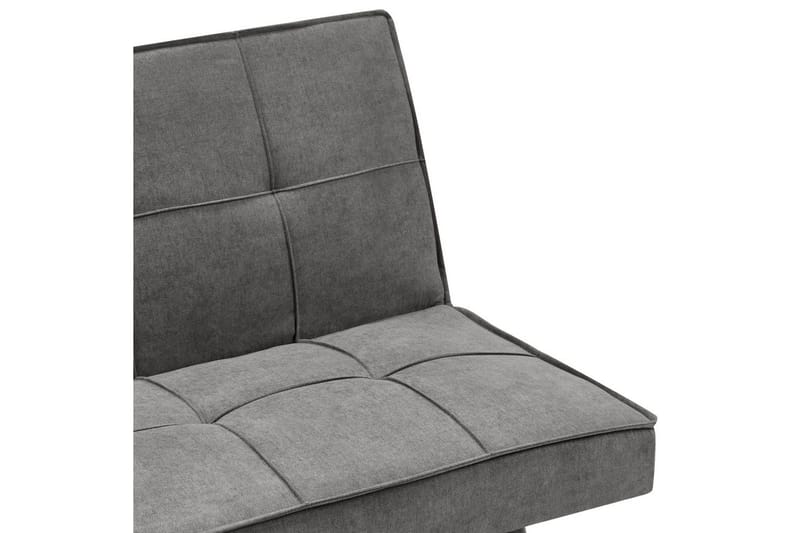 Bäddsoffa Beliani Hasle Blå, Svart Grey||Black - Møbler - Sofaer - Sovesofaer