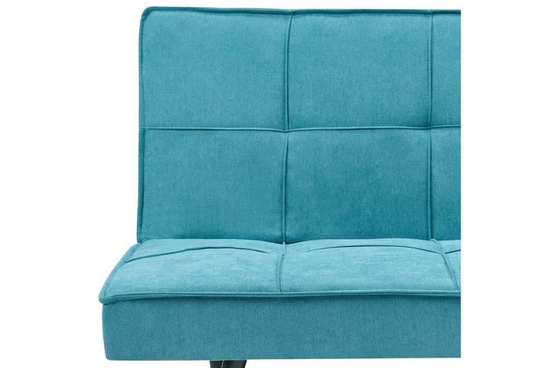 Bäddsoffa Beliani Hasle Blå, Svart NO_BRAND blue - Blå - Møbler - Sofaer - Sovesofaer