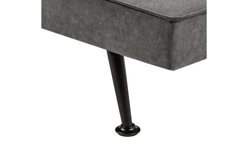 Bäddsoffa Beliani Hasle Blå, Svart NO_BRAND Grey||Black - Møbler - Sofaer - Sovesofaer