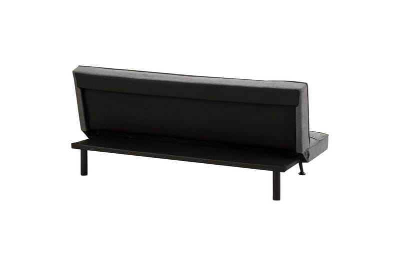 Bäddsoffa Beliani Hasle Blå, Svart NO_BRAND Grey||Black - Møbler - Sofaer - Sovesofaer