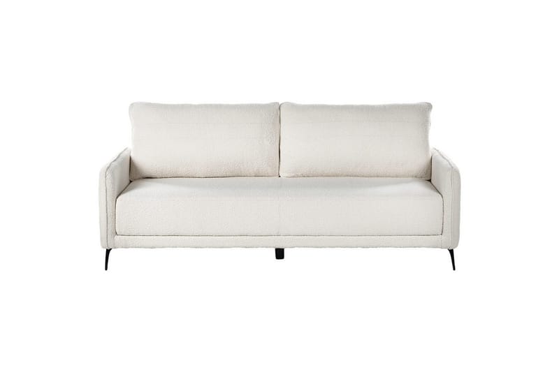 Bäddsoffa Beliani Heming Brun, Svart White, Hvid