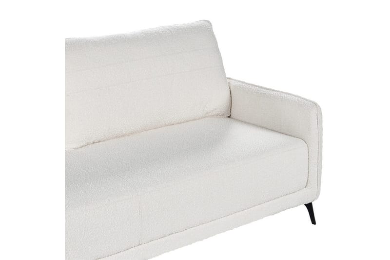 Bäddsoffa Beliani Heming Brun, Svart White - Hvid - Møbler - Sofaer - 2 personers sofa