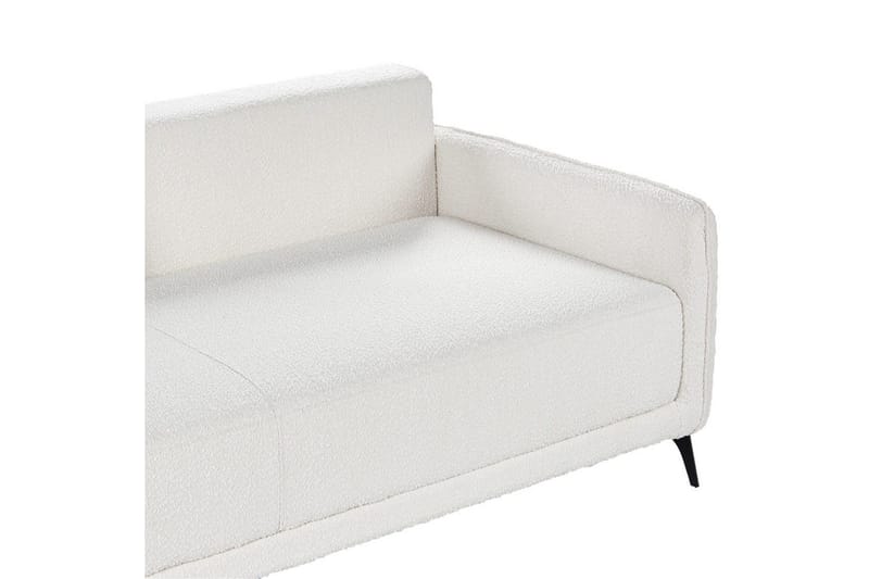 Bäddsoffa Beliani Heming Brun, Svart White - Hvid - Møbler - Sofaer - 2 personers sofa