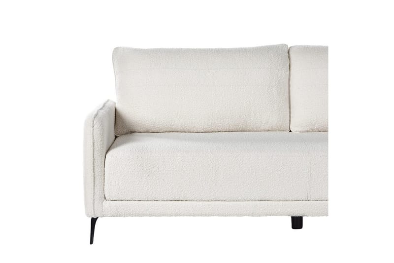 Bäddsoffa Beliani Heming Brun, Svart White - Hvid - Møbler - Sofaer - 2 personers sofa