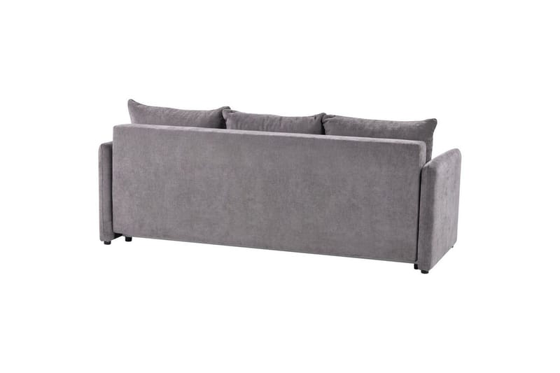Bäddsoffa Beliani Holsen Beige, svart Brown||Black - Møbler - Sofaer - Sovesofaer