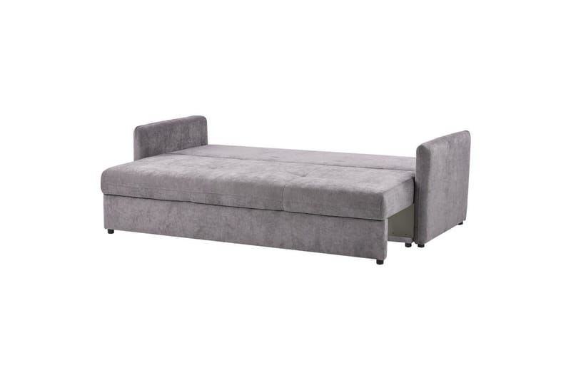 Bäddsoffa Beliani Holsen Beige, svart Brown||Black - Møbler - Sofaer - Sovesofaer