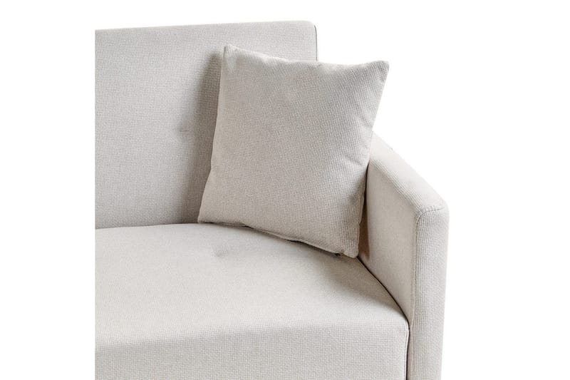Bäddsoffa Beliani Lucan Beige, svart Beige - Beige - Møbler - Sofaer - Sofagrupper