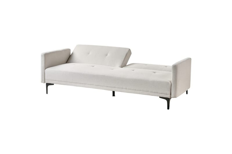 Bäddsoffa Beliani Lucan Beige, svart Beige - Beige - Møbler - Sofaer - Sofagrupper