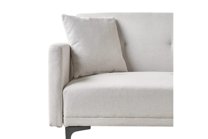 Bäddsoffa Beliani Lucan Beige, svart Beige - Beige - Møbler - Sofaer - Sofagrupper