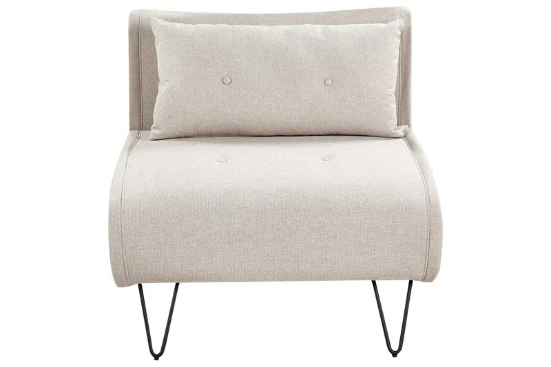 Bäddsoffa Beliani Vestfold Beige, svart Beige||Black, undefined