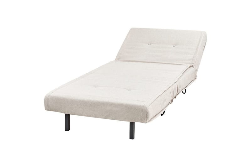 Bäddsoffa Beliani Vestfold Beige, svart Beige||Black - Møbler - Sofaer - Sovesofaer