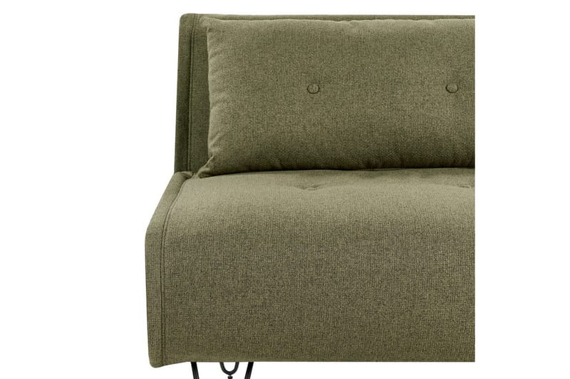 Bäddsoffa Beliani Vestfold Beige, svart Green||Black - Møbler - Sofaer - Sovesofaer