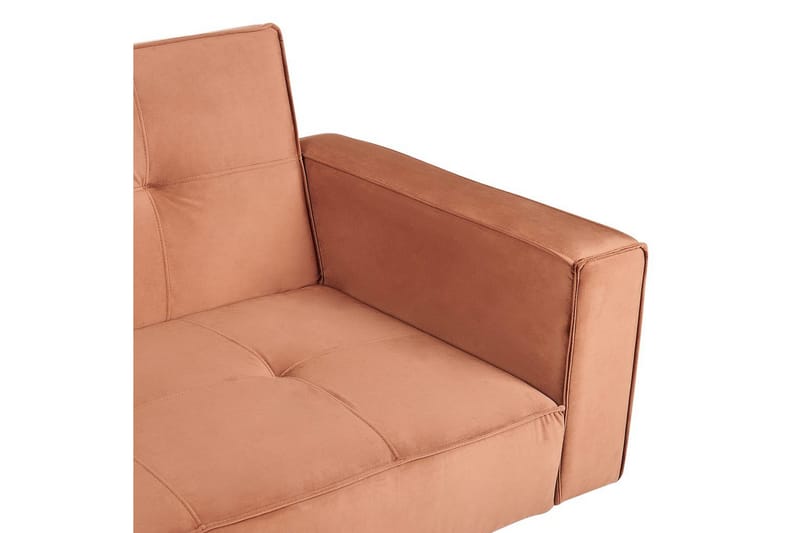 Bäddsoffa Beliani Visnes Brun, Guld NO_BRAND Brown||GOLD - Møbler - Sofaer - Sovesofaer