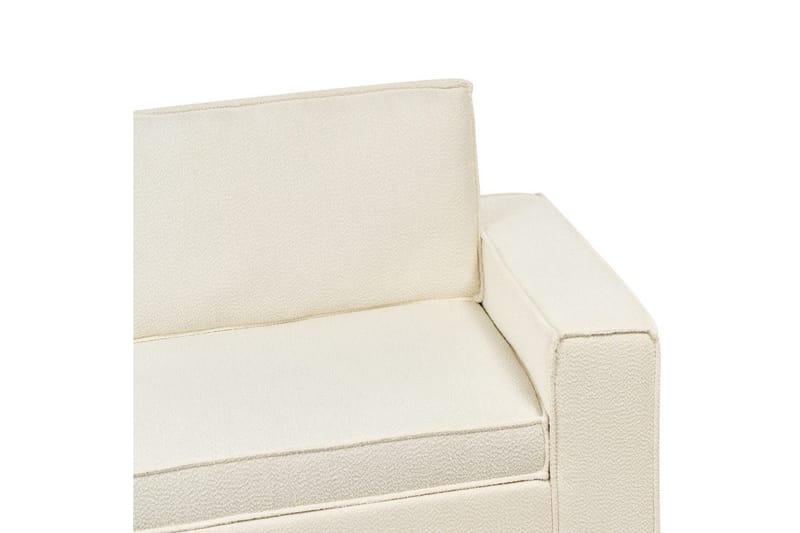 Bäddsoffa Beliani Vuokatti Brun NO_BRAND White - Møbler - Sofaer - Sovesofaer
