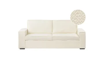 Bäddsoffa Beliani Vuokatti Brun White - Møbler - Sofaer - Sovesofaer