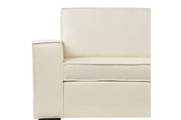 Bäddsoffa Beliani Vuokatti Brun White - Møbler - Sofaer - Sovesofaer
