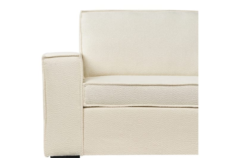 Bäddsoffa Beliani Vuokatti Brun White - Møbler - Sofaer - Sovesofaer