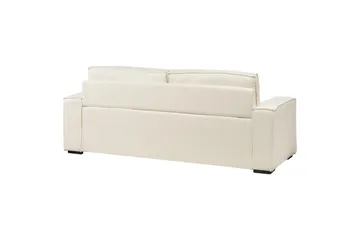 Bäddsoffa Beliani Vuokatti Brun White - Møbler - Sofaer - Sovesofaer