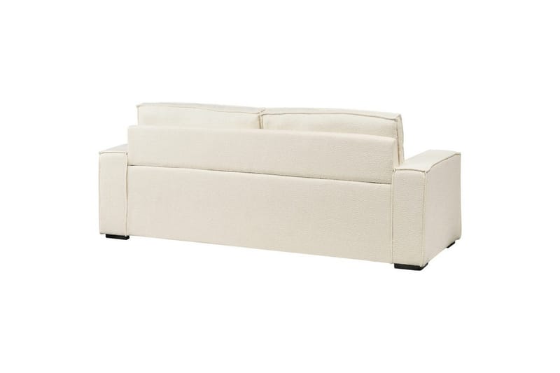 Bäddsoffa Beliani Vuokatti Brun White - Møbler - Sofaer - Sovesofaer