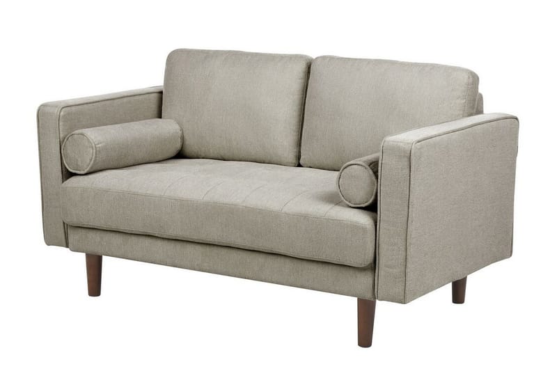 Babur Sofa 2-personers - Taupe/Mørkt træ - Møbler - Sofaer - 2 personers sofa