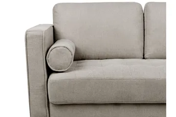 Babur Sofa 2-personers - Taupe/Mørkt træ - Møbler - Sofaer - 2 personers sofa