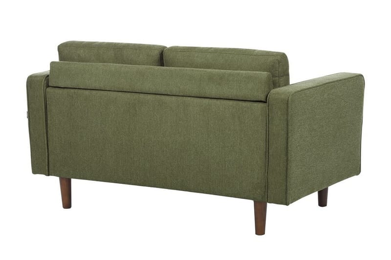 Babur Sofa 2-personers - Grøn/Mørkt træ - Møbler - Sofaer - 2 personers sofa