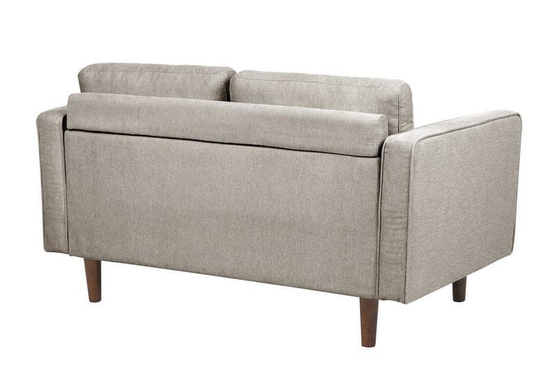 Babur Sofa 2-personers - Taupe/Mørkt træ - Møbler - Sofaer - 2 personers sofa