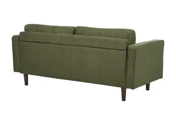 Babur Sofa 3-personers - Grøn/Mørkt træ - Møbler - Sofaer - 3 personers sofa