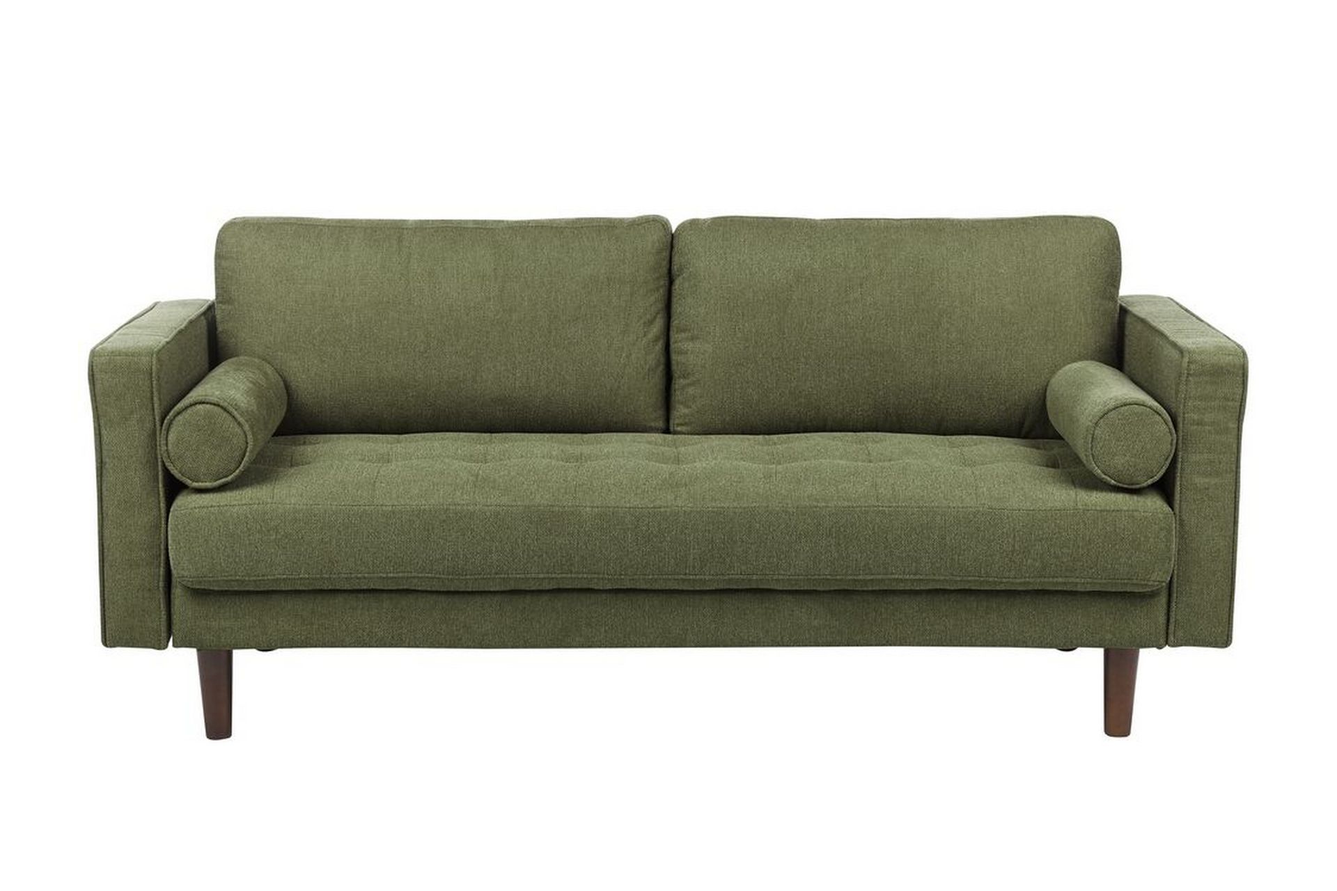 Babur Sofa 3-personers - Grøn/Mørkt træ - Møbler - Sofaer - 3 personers sofa